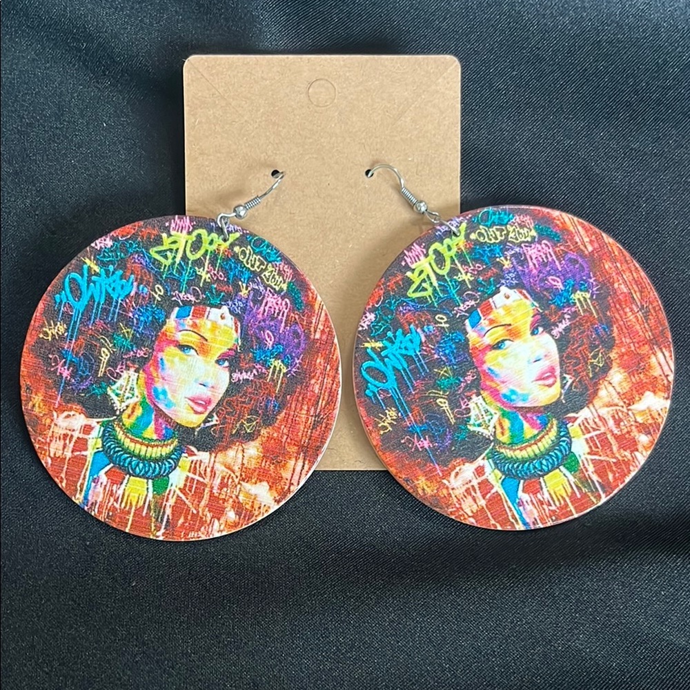 Colorful Afrocentric Earrings